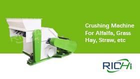 草、苜蓿、干草、破碎机