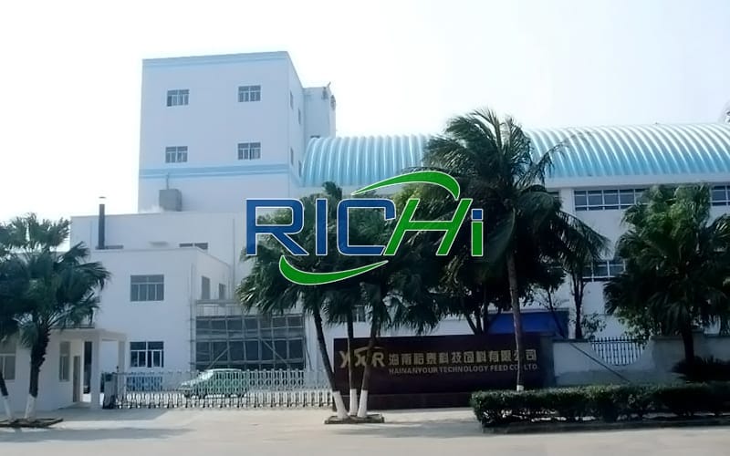 中国商用 4 吨每小时牲畜猪动物颗粒饲料生产厂生产 3 毫米动物饲料