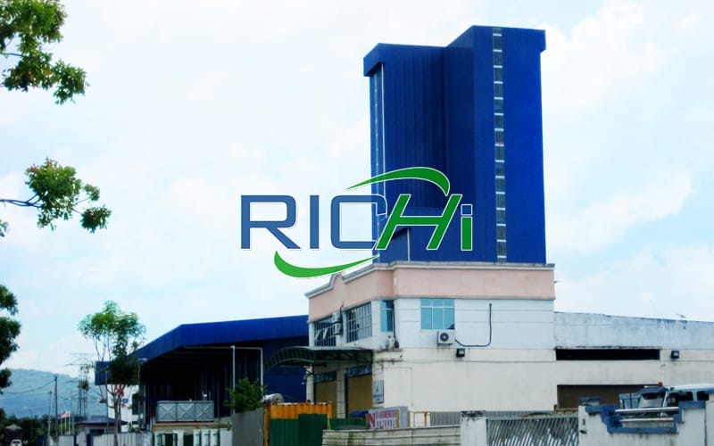 中国交钥匙16吨/小时商业畜禽配合饲料加工厂项目，用于生产猪和牛饲料