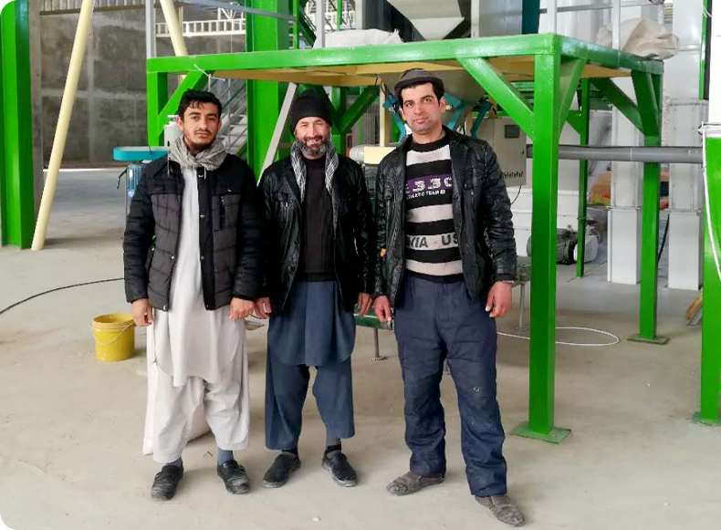 阿富汗的动物饲料颗粒生产线